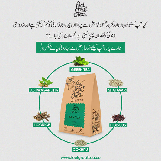Sex Tea - Premium Teas from Feel Great Tea Co. - Just 2499! Shop now at Feel Great Tea Co.