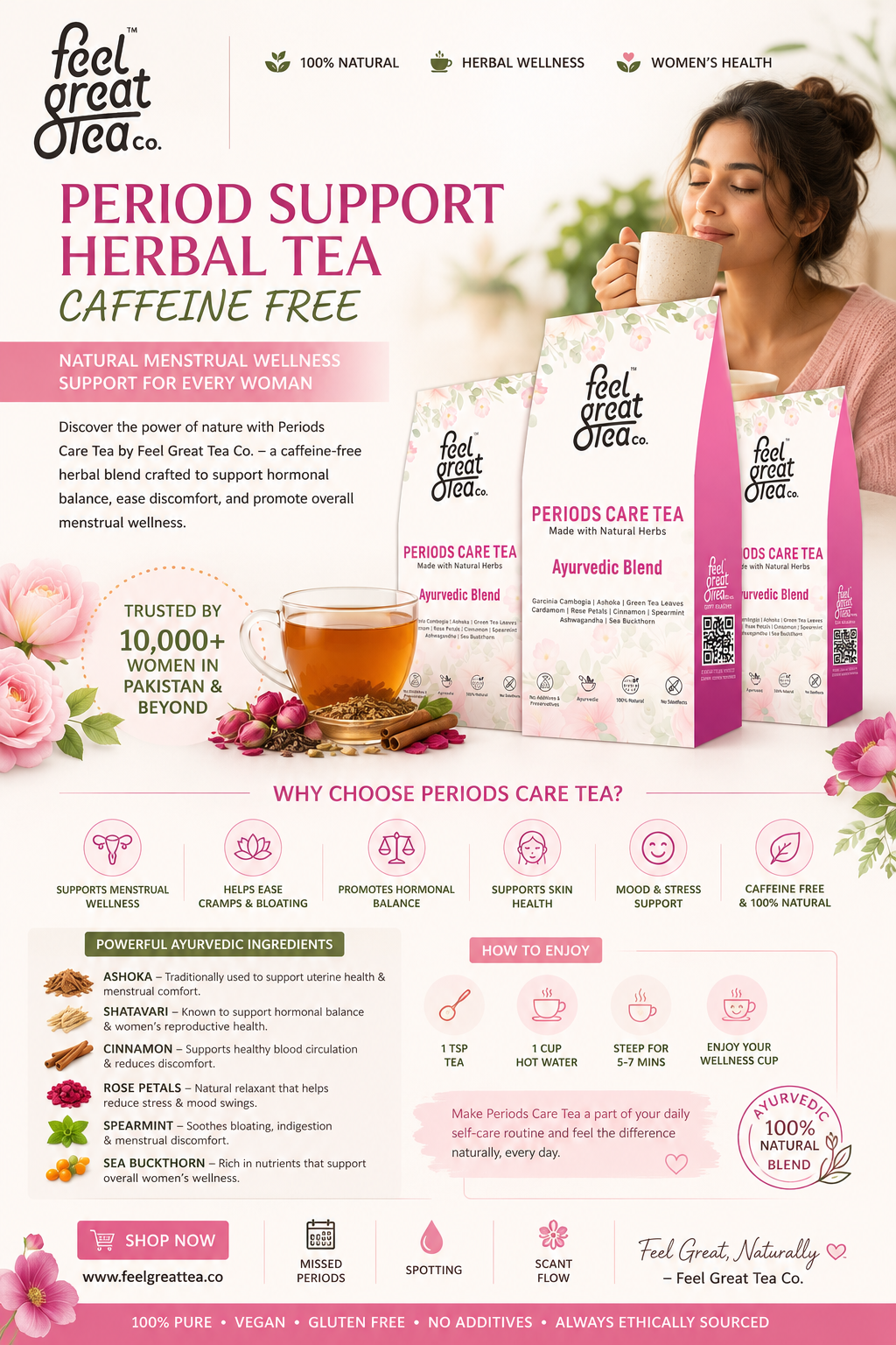 Period Support Herbal Tea Caffeine Free: A Natural Way to Support Menstrual Wellness