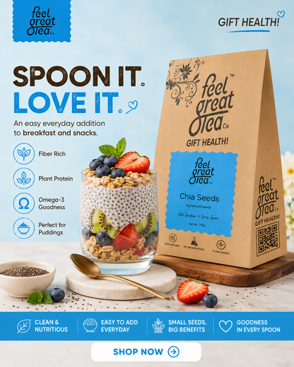Premium Chia Seeds – A Versatile Addition to Your Everyday Meals