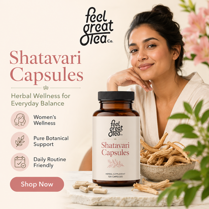 Feel Great Tea Co. Shatavari Capsules
